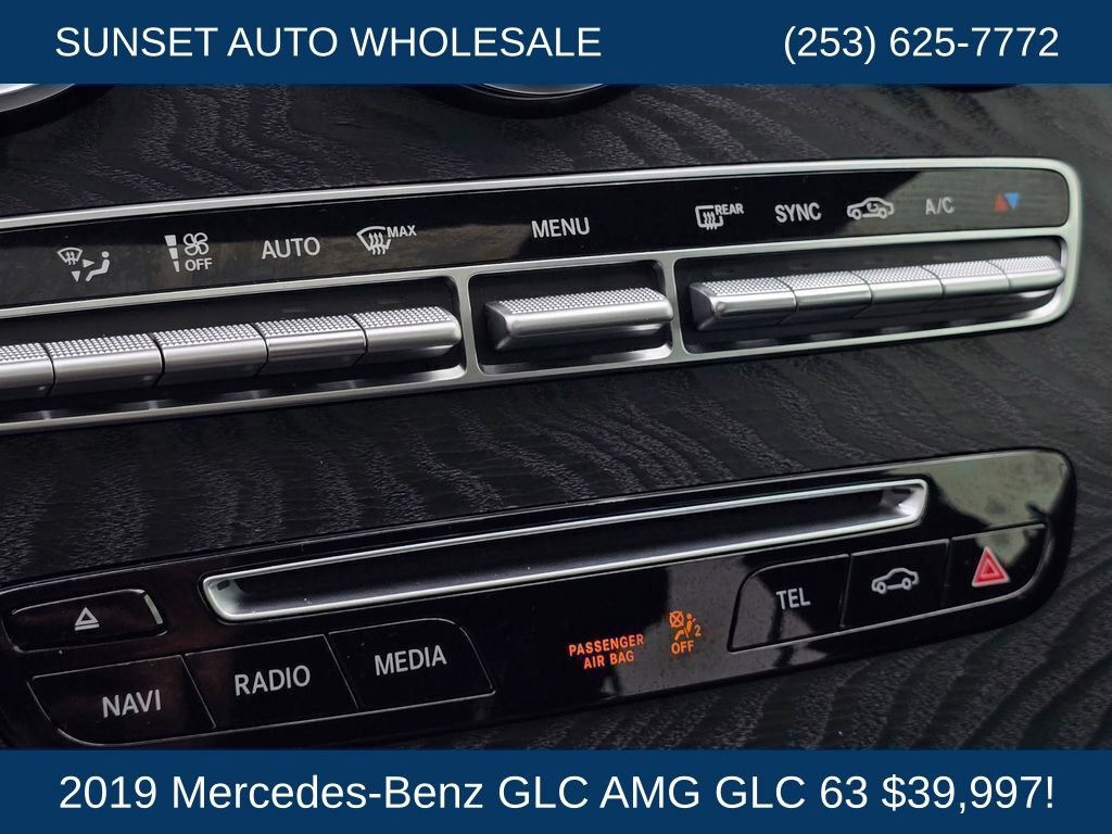 Used 2019 Mercedes-Benz GLC 63 AMG 4MATIC Coupe w/ Parking Assist Package image 47