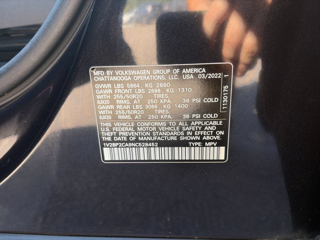 Used 2022 Volkswagen Atlas SEL AWD/4WD image 31