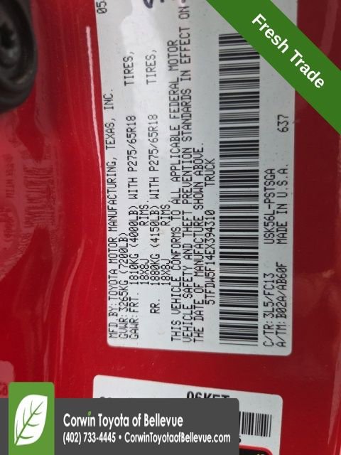 Used 2014 Toyota Tundra SR5 w/ SR5 Upgrade Package image 9