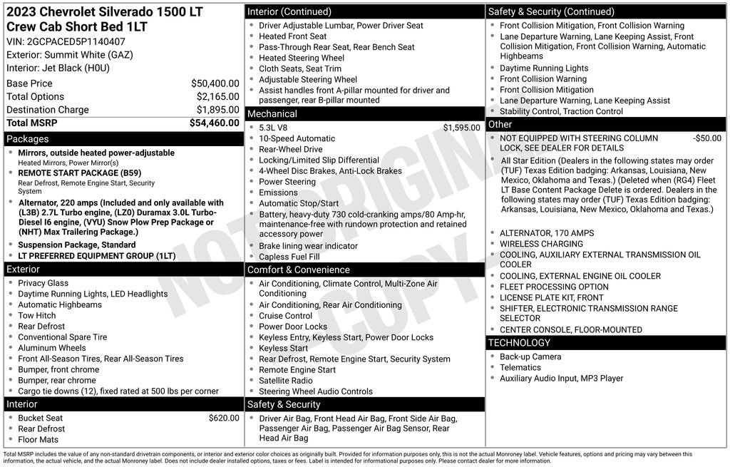 Used 2023 Chevrolet Silverado 1500 LT image 53