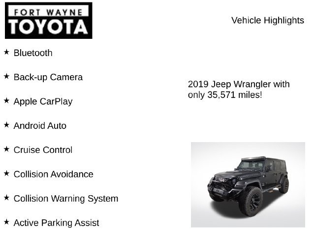 Used 2019 Jeep Wrangler Unlimited Sahara w/ Quick Order Package 24M Moab AWD/4WD image 8