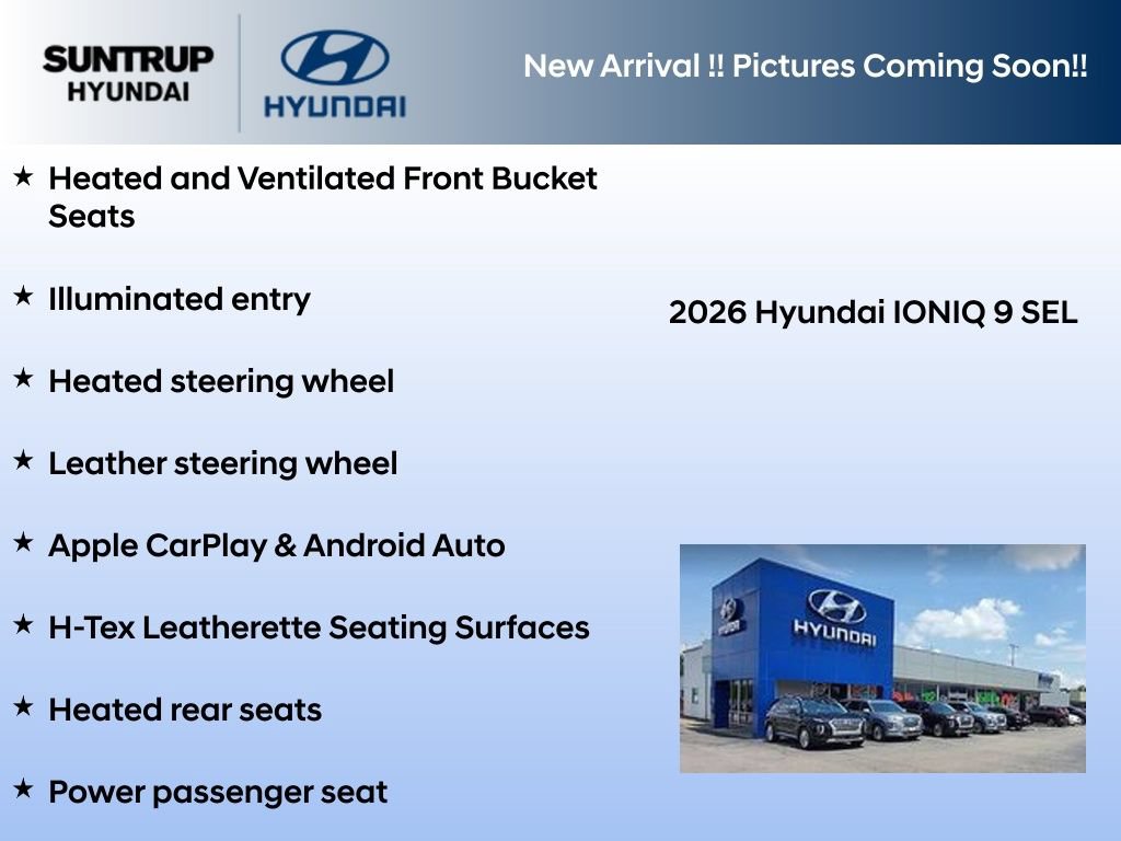 New 2026 Hyundai Ioniq 9 SEL w/ Tow & Go Package AWD/4WD image 4