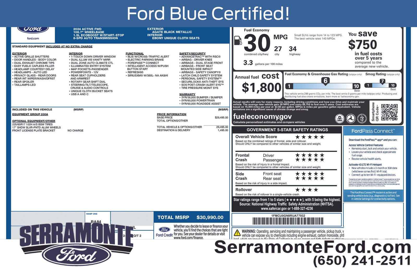 Used 2024 Ford Escape Active FWD image 16