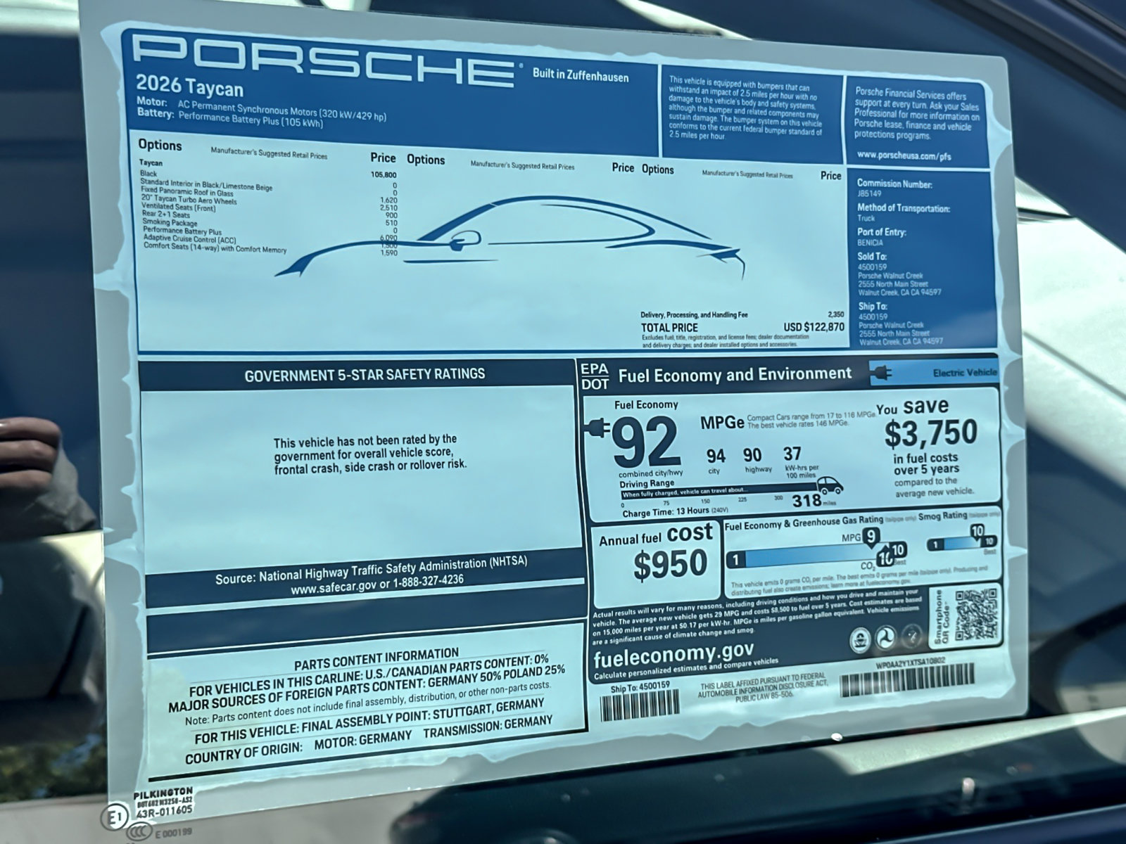 New 2026 Porsche Taycan RWD image 28