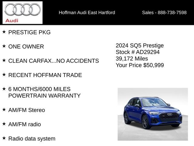 Used 2024 Audi SQ5 Prestige AWD/4WD image 6