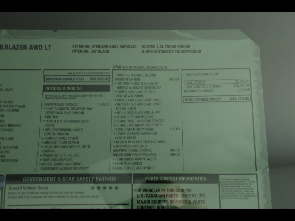 New 2026 Chevrolet TrailBlazer LT w/ Convenience Package image 23