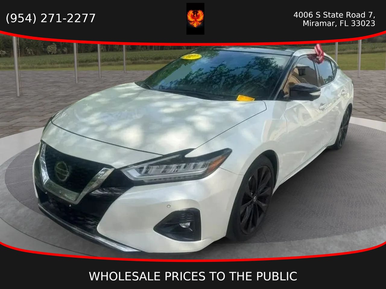 Used 2020 Nissan Maxima SR w/ Sport Mat Group FWD image 1