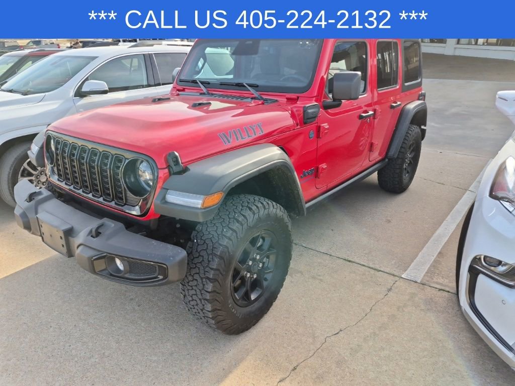 Used 2025 Jeep Wrangler Willys 4xe image 1