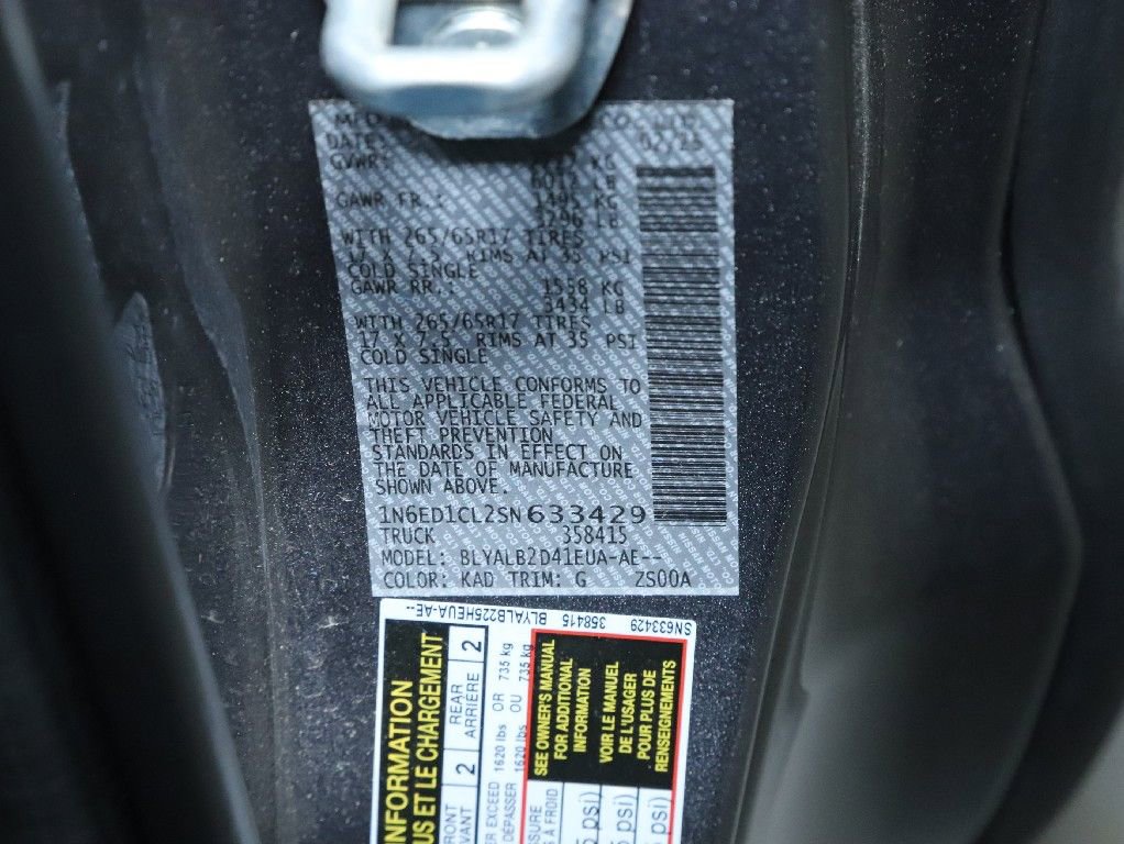 Certified 2025 Nissan Frontier SV image 22