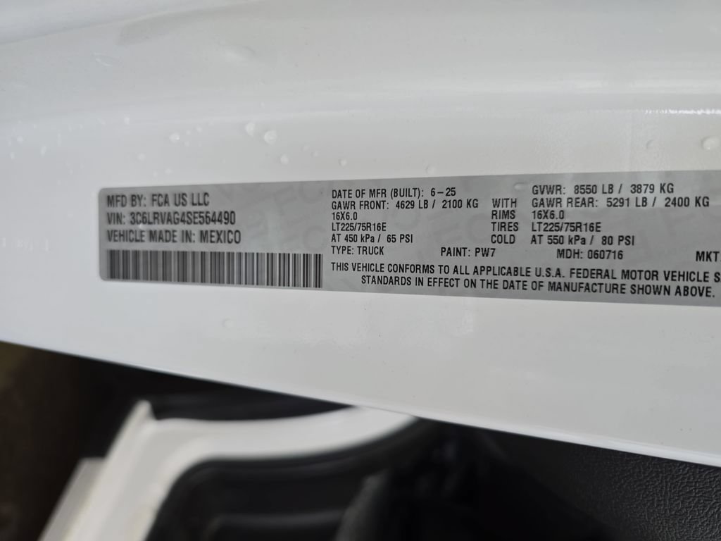 New 2025 RAM ProMaster 1500 FWD image 33