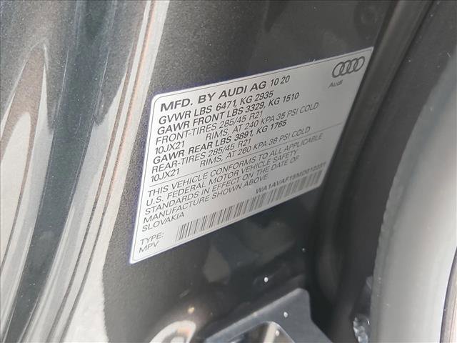 Used 2021 Audi Q8 Premium w/ Black Optic Package image 26