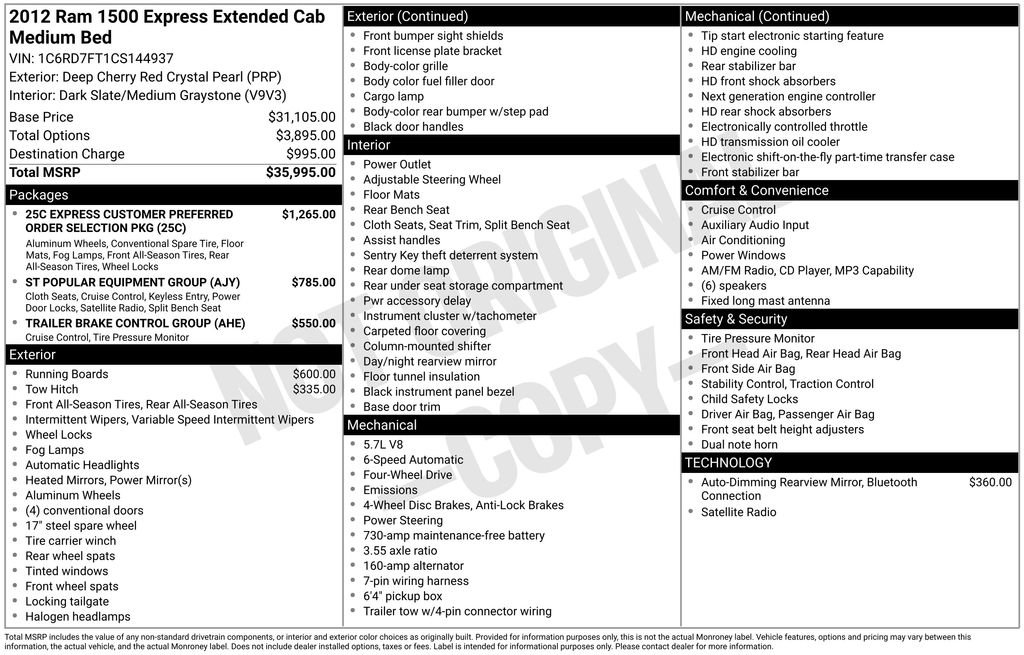 Used 2012 RAM 1500 Express image 6