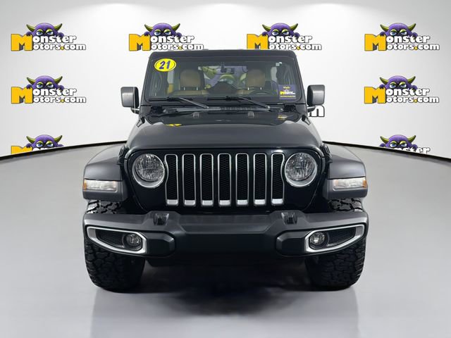 Used 2021 Jeep Wrangler Unlimited Sahara w/ Uconnect 4C Nav & Sound Group image 2