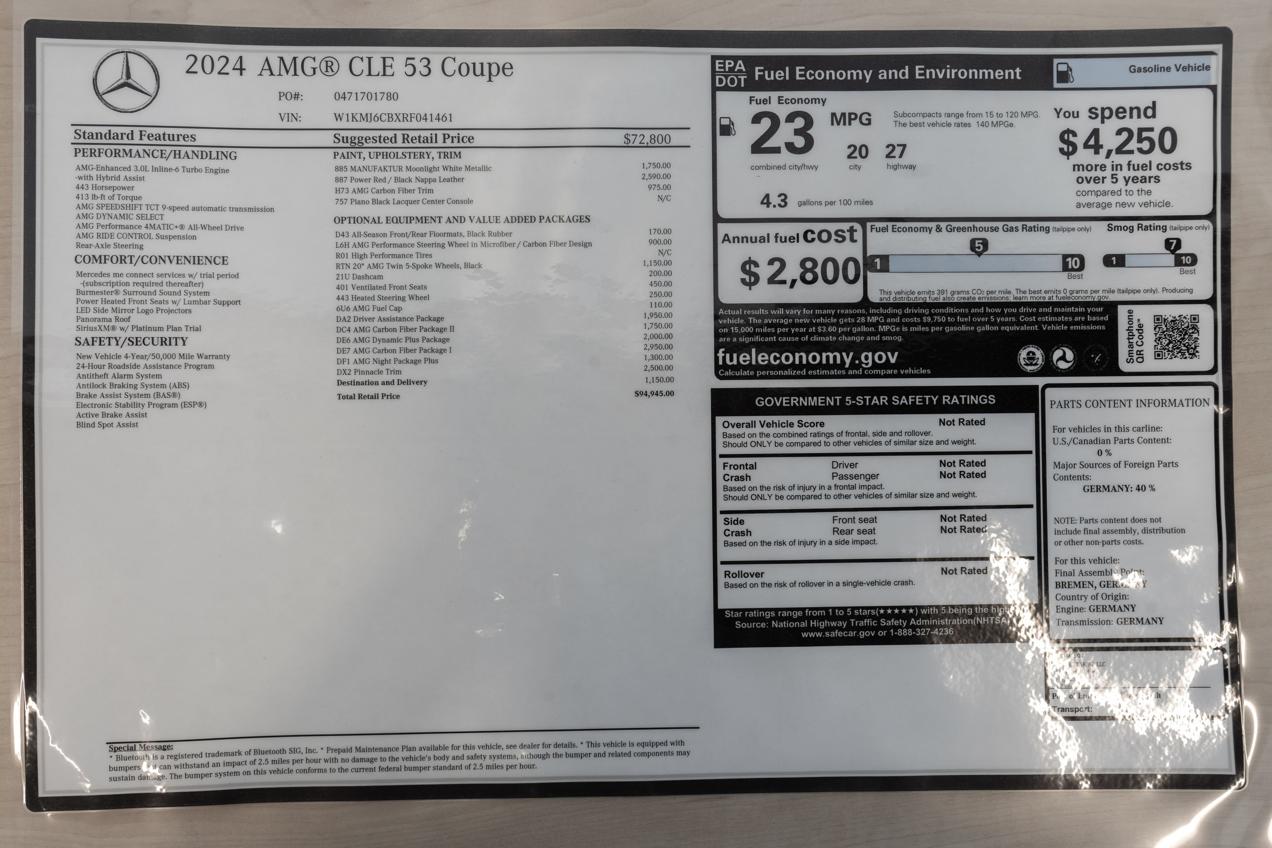 Certified 2024 Mercedes-Benz CLE 53 AMG 4MATIC image 37