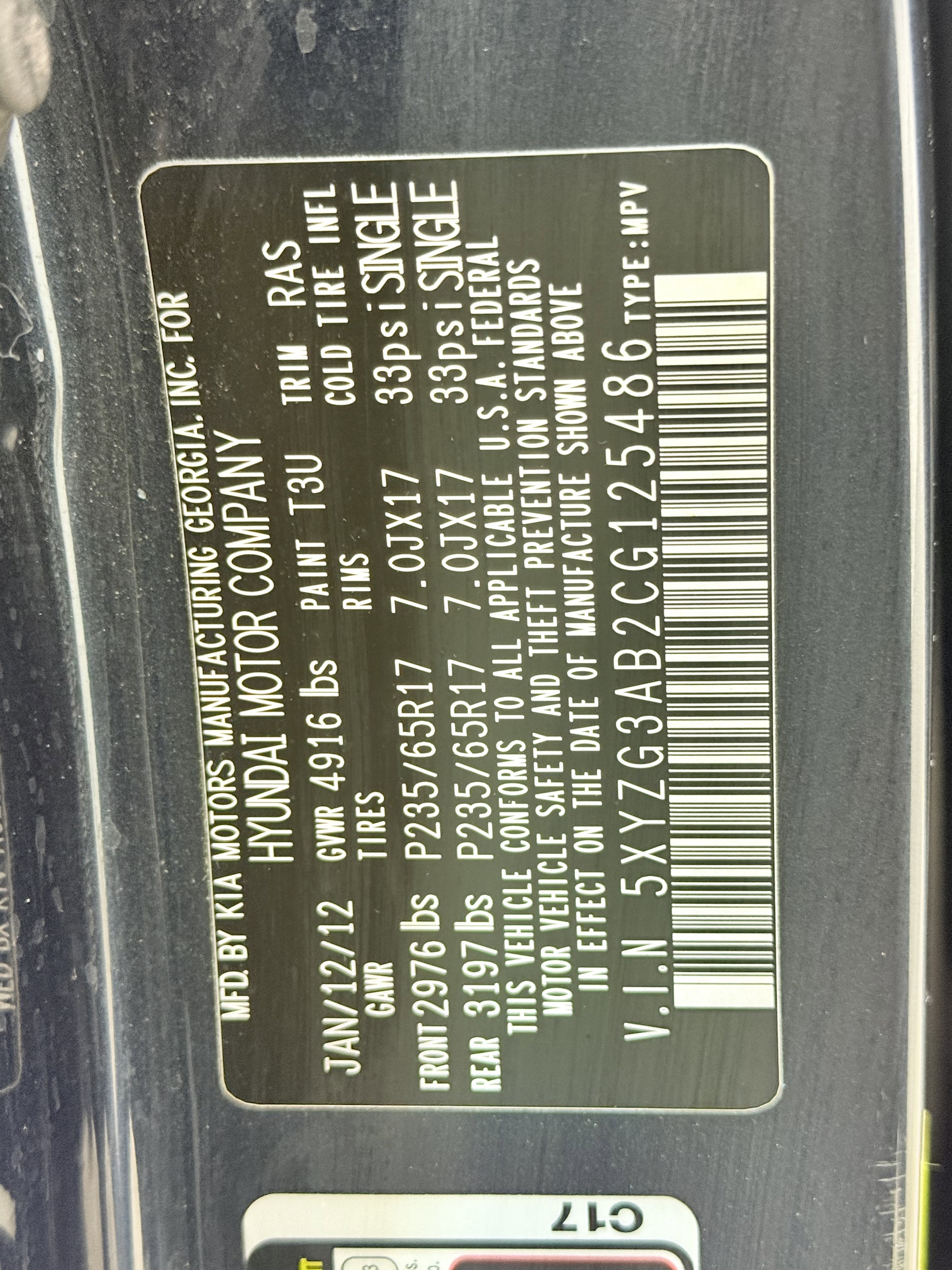 Used 2012 Hyundai Santa Fe GLS image 24