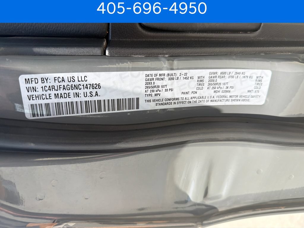 Used 2022 Jeep Grand Cherokee Laredo X AWD/4WD image 31