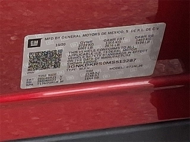 Used 2021 Chevrolet Blazer RS w/ Enhanced Convenience Package image 30