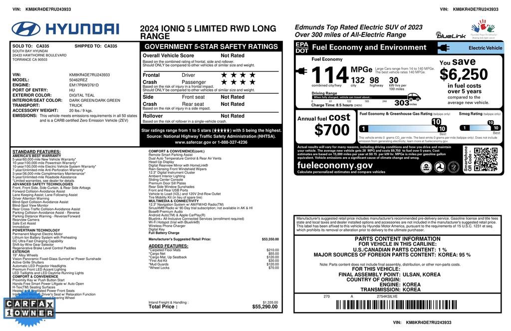 Used 2024 Hyundai Ioniq 5 Limited image 4