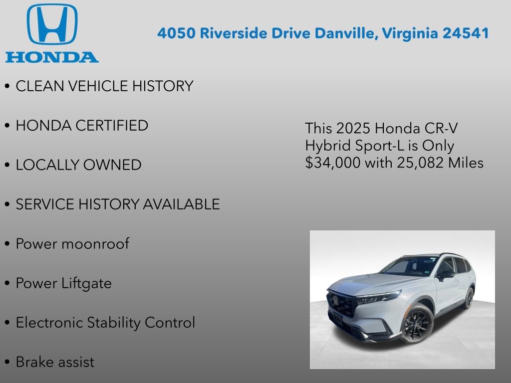 Used 2025 Honda CR-V Sport-L image 7
