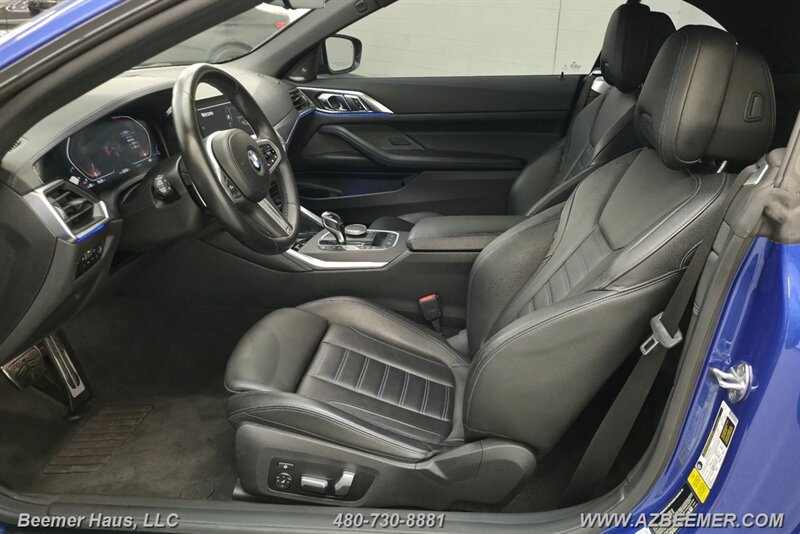 Used 2021 BMW 430i Convertible w/ M Sport Package RWD image 19