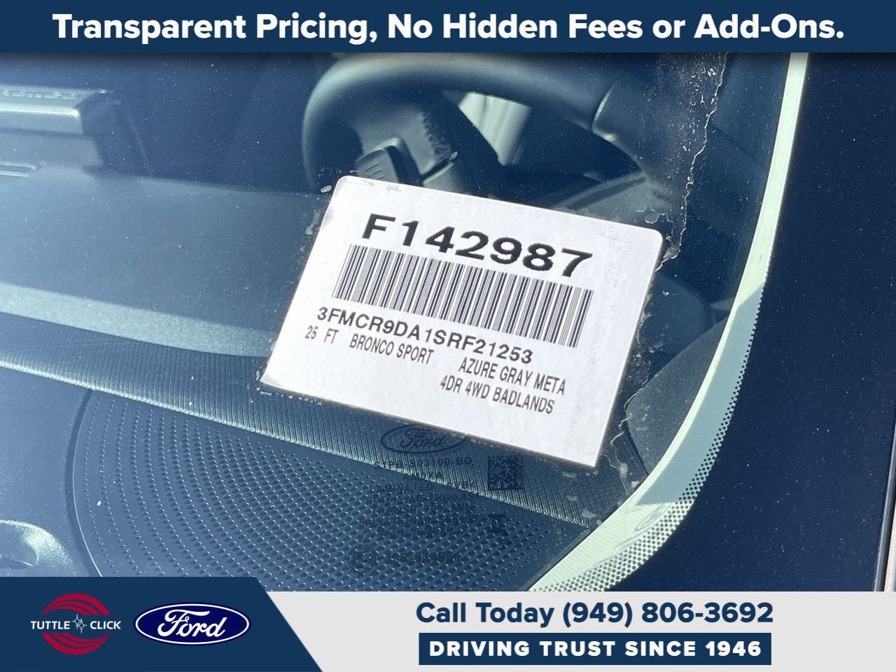 Used 2025 Ford Bronco Sport Badlands w/ Badlands Tech Package AWD/4WD image 42