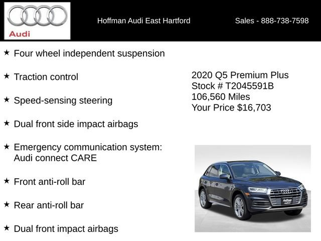 Used 2020 Audi Q5 2.0T Premium Plus AWD/4WD image 18