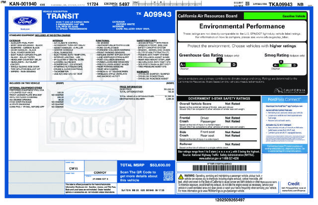 New 2026 Ford Transit 250 Low Roof RWD image 22