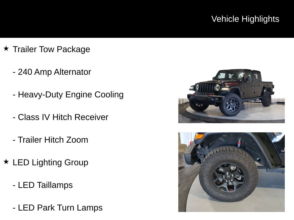 Used 2020 Jeep Gladiator Rubicon AWD/4WD image 7