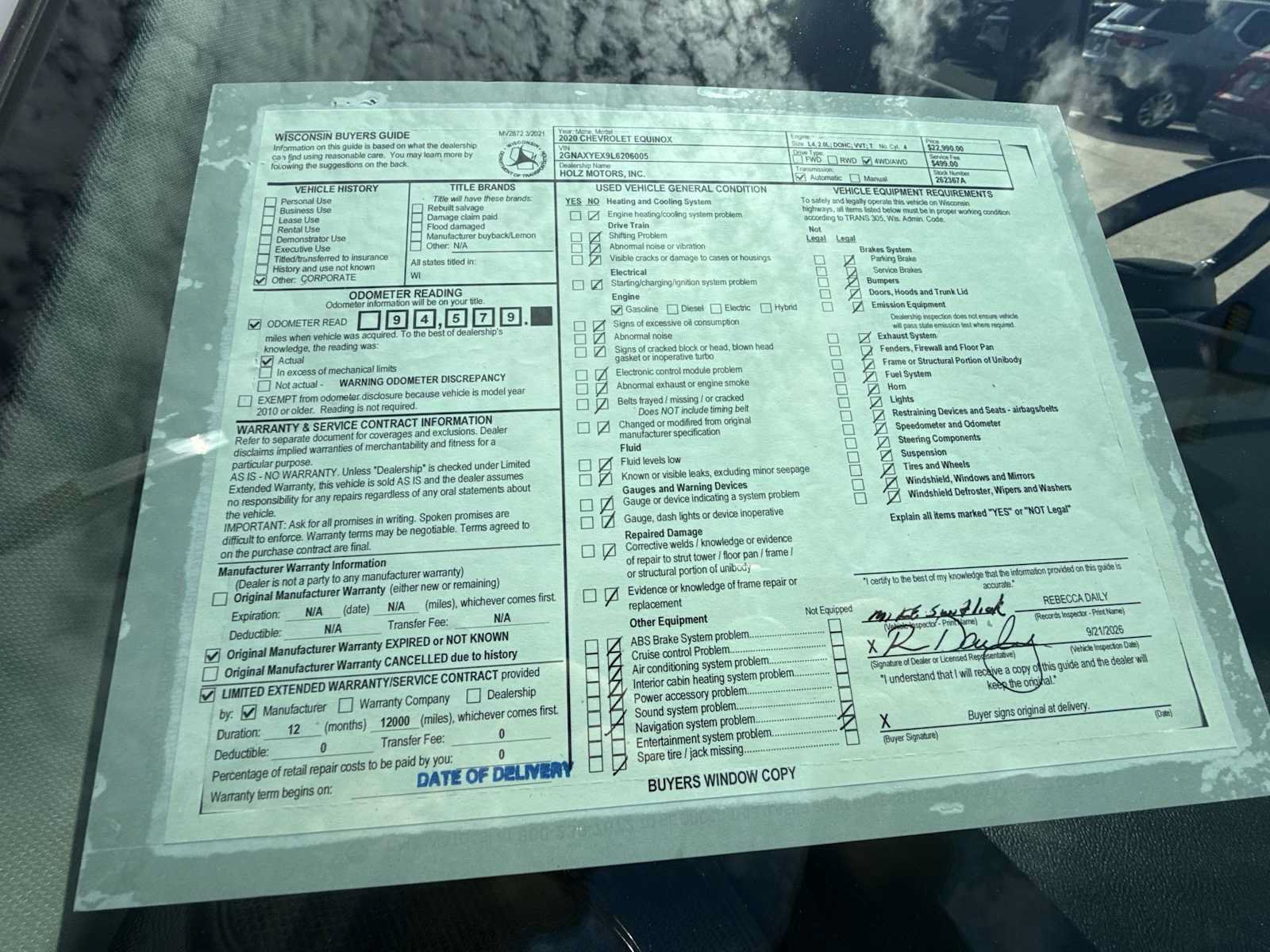 Certified 2020 Chevrolet Equinox Premier w/ Premier Redline Edition AWD/4WD image 29