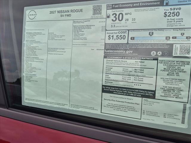 New 2027 Nissan Rogue SV FWD image 16