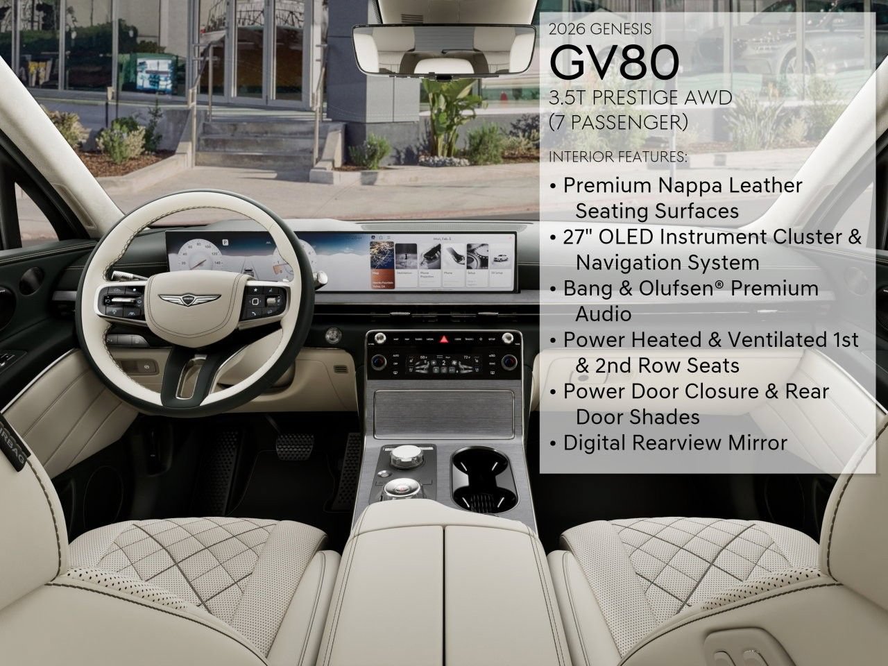 New 2026 Genesis GV80 3.5T Prestige AWD/4WD image 21