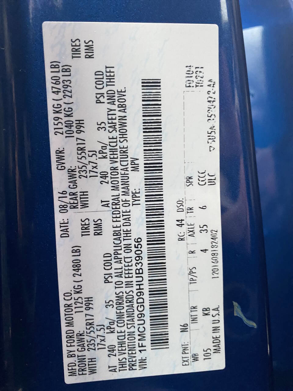 Used 2017 Ford Escape SE image 30