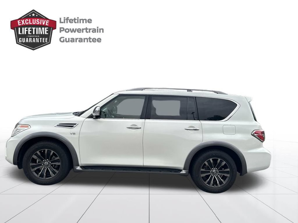 Used 2017 Nissan Armada Platinum w/ Interior Lighting Package AWD/4WD image 2