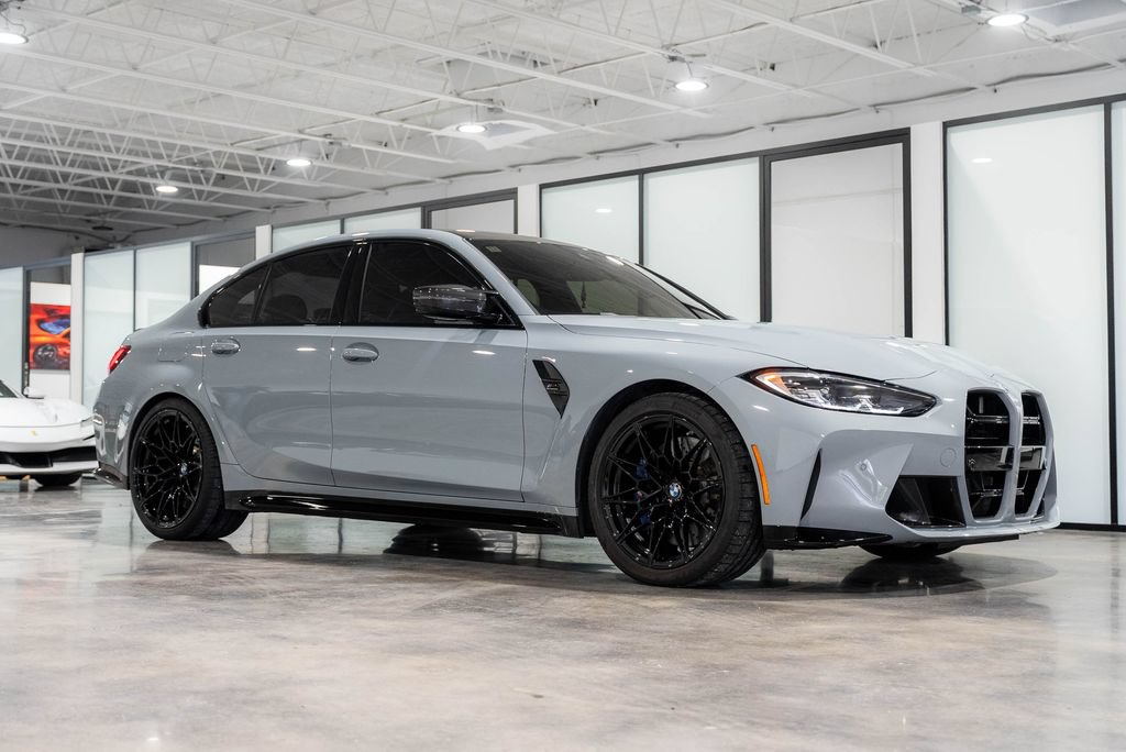 Used 2024 BMW M3 Competition w/ M Carbon Exterior Package RWD image 2