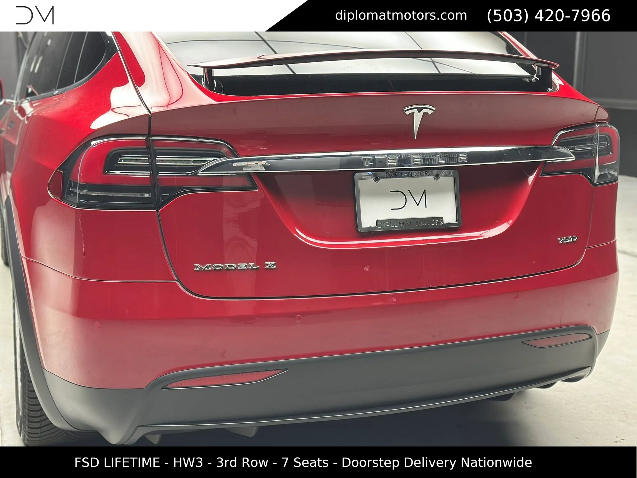 Used 2018 Tesla Model X 75D AWD/4WD image 16