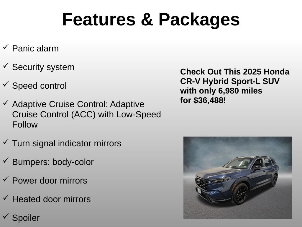 Certified 2025 Honda CR-V Sport-L image 20