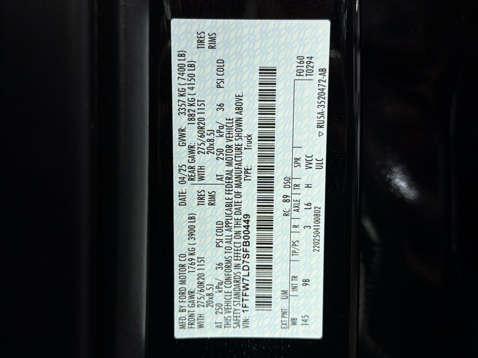 Certified 2025 Ford F150 Platinum AWD/4WD image 38