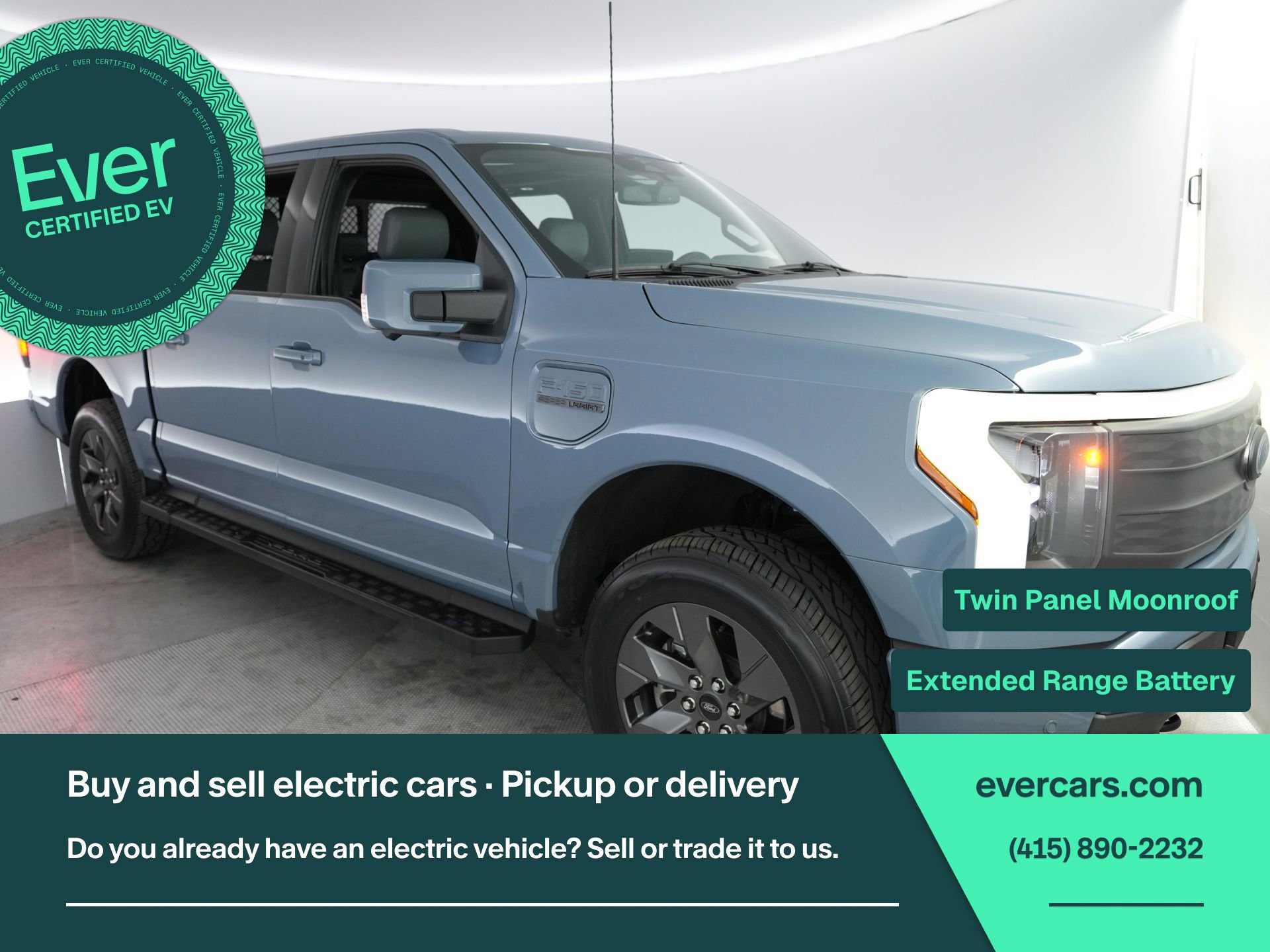 Used 2023 Ford F150 Lightning Lariat w/ Equipment Group 511A High image 1