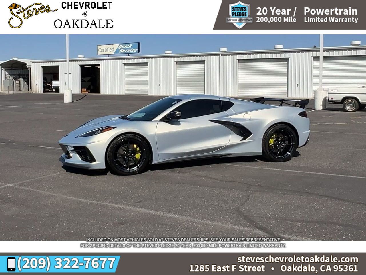 Certified 2022 Chevrolet Corvette Stingray Premium Cpe w/ Z51 Performance Package RWD image 6
