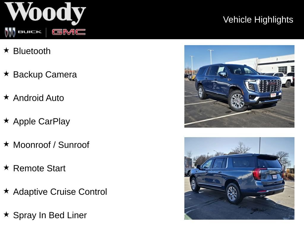 New 2026 GMC Yukon XL Denali w/ Sun & Power Step Package AWD/4WD image 3