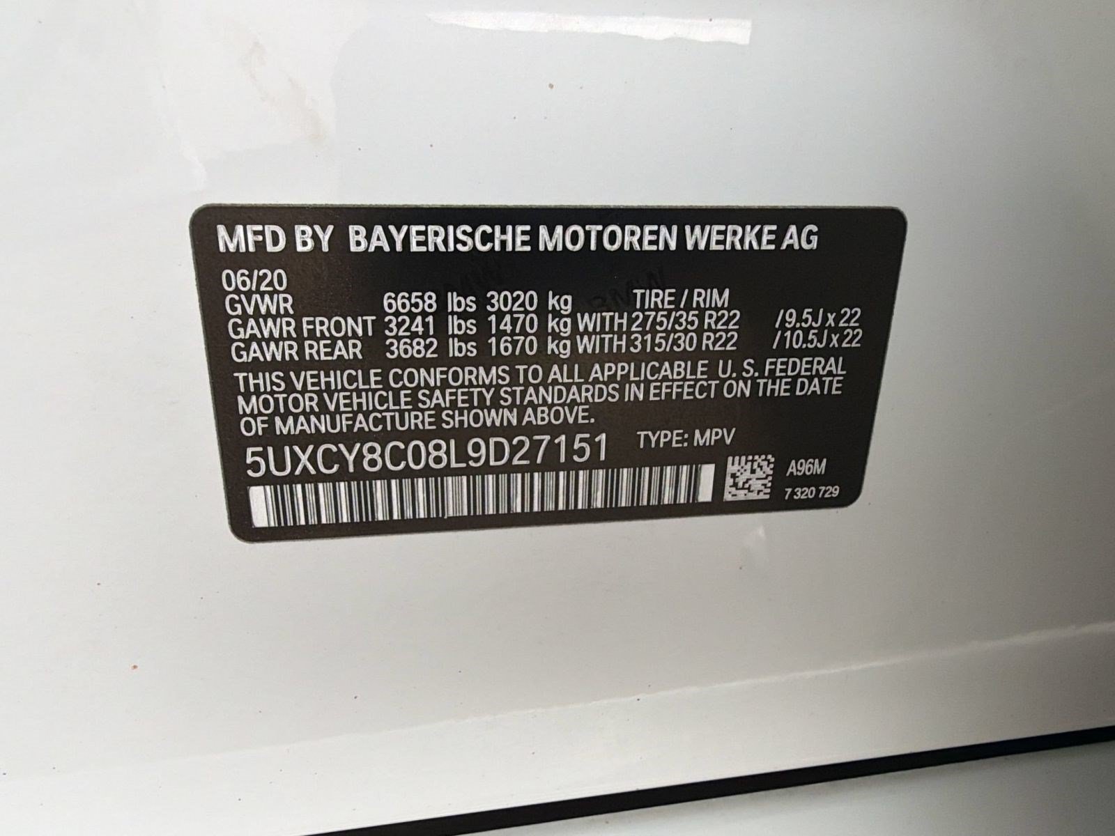 Used 2020 BMW X6 M50i w/ Executive Package AWD/4WD image 25