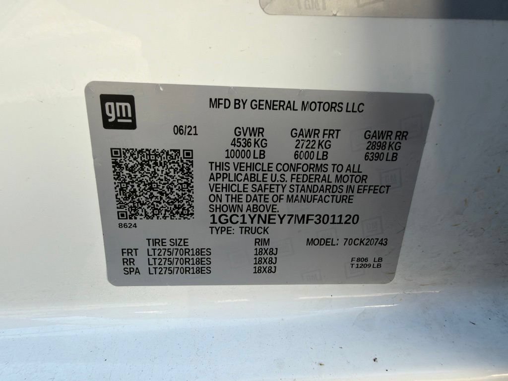 Used 2021 Chevrolet Silverado 2500 LT w/ Fleet Comfort Package AWD/4WD image 34