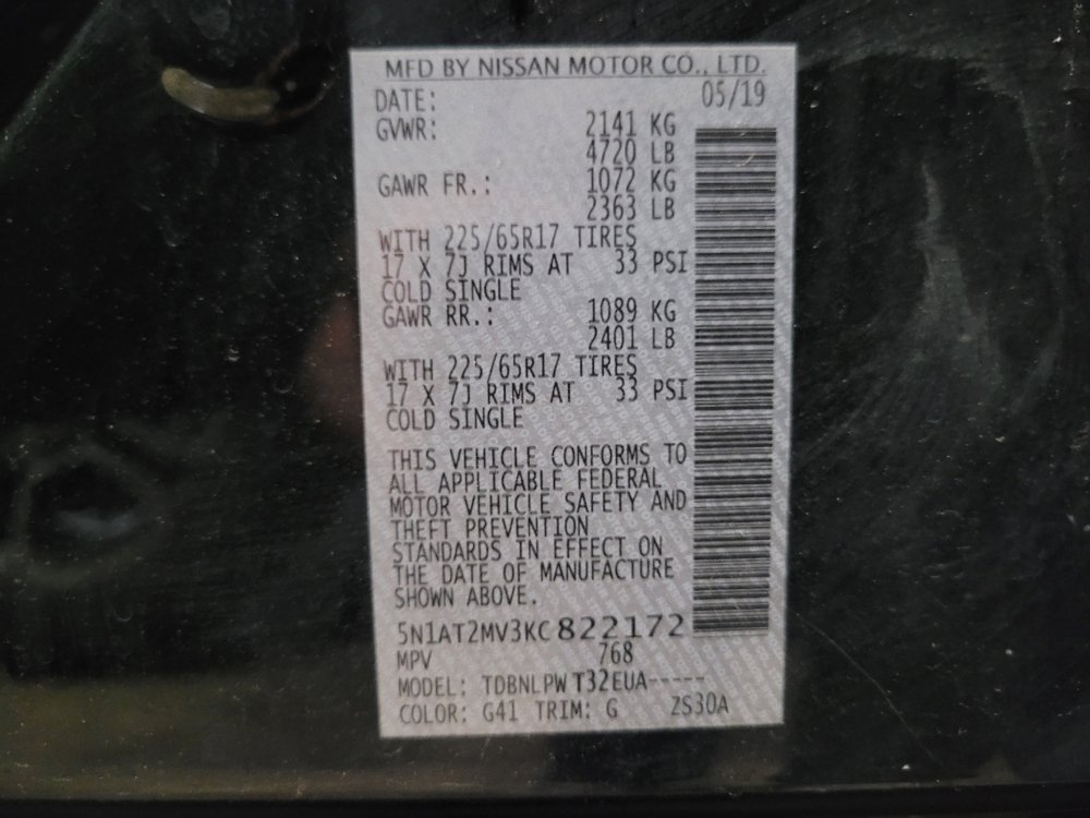 Used 2019 Nissan Rogue S AWD/4WD image 33
