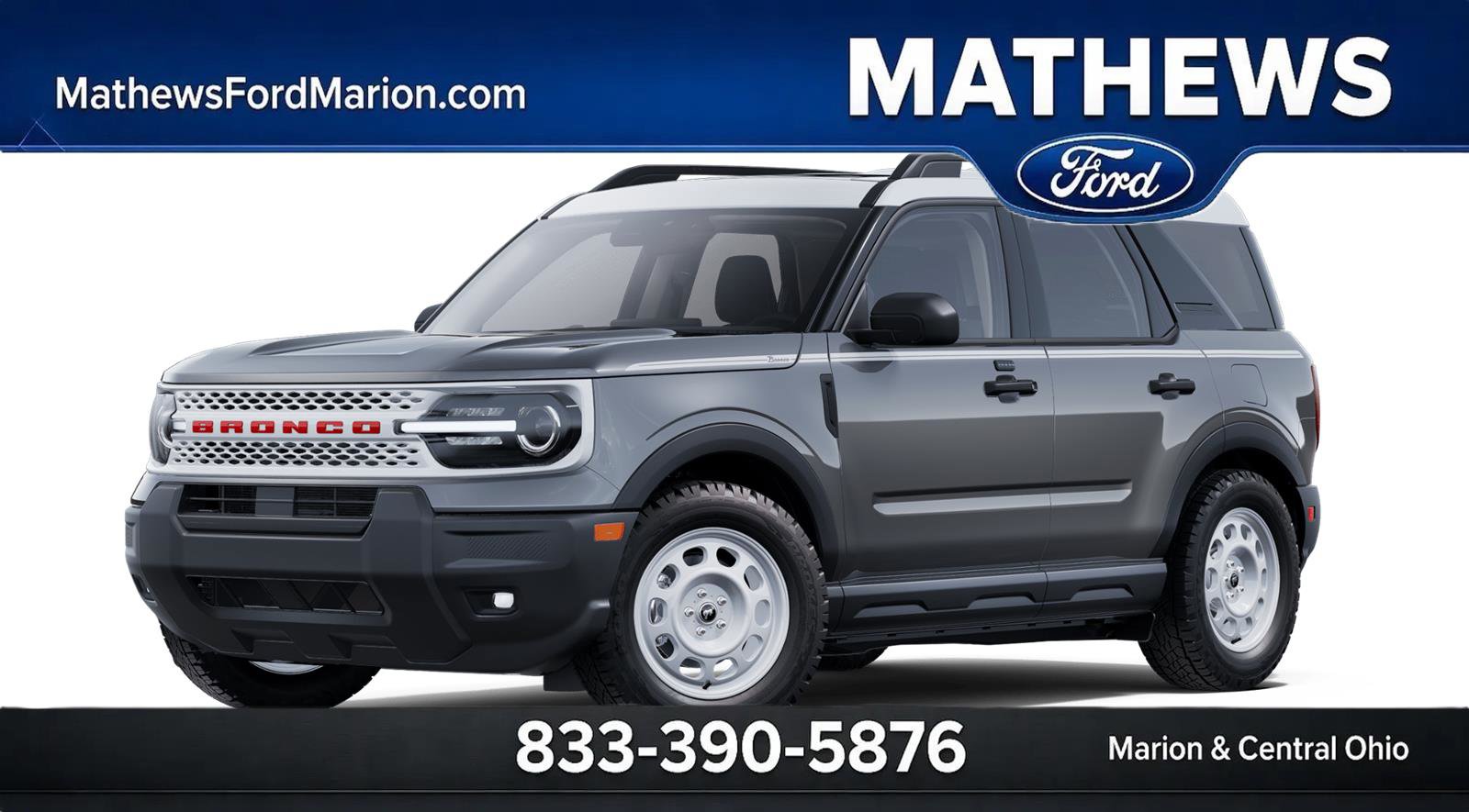 New 2025 Ford Bronco Sport Heritage w/ Convenience Package AWD/4WD image 1