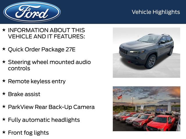 Used 2022 Jeep Cherokee Trailhawk AWD/4WD image 4