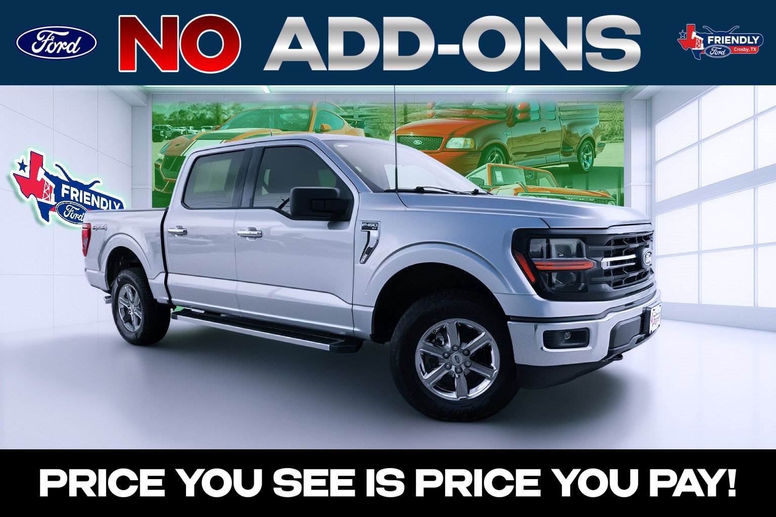 Used 2025 Ford F150 XLT w/ Equipment Group 301A Standard AWD/4WD image 1