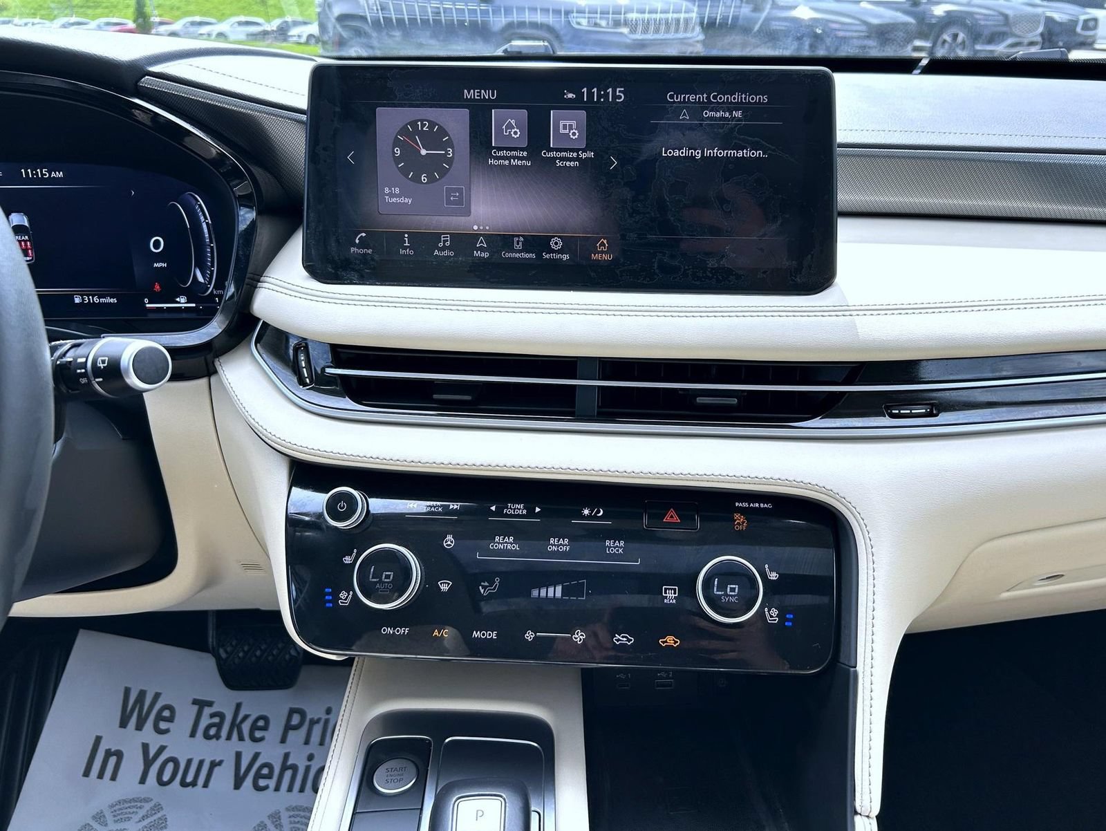 Certified 2025 INFINITI QX60 Luxe w/ Vision Package AWD/4WD image 13