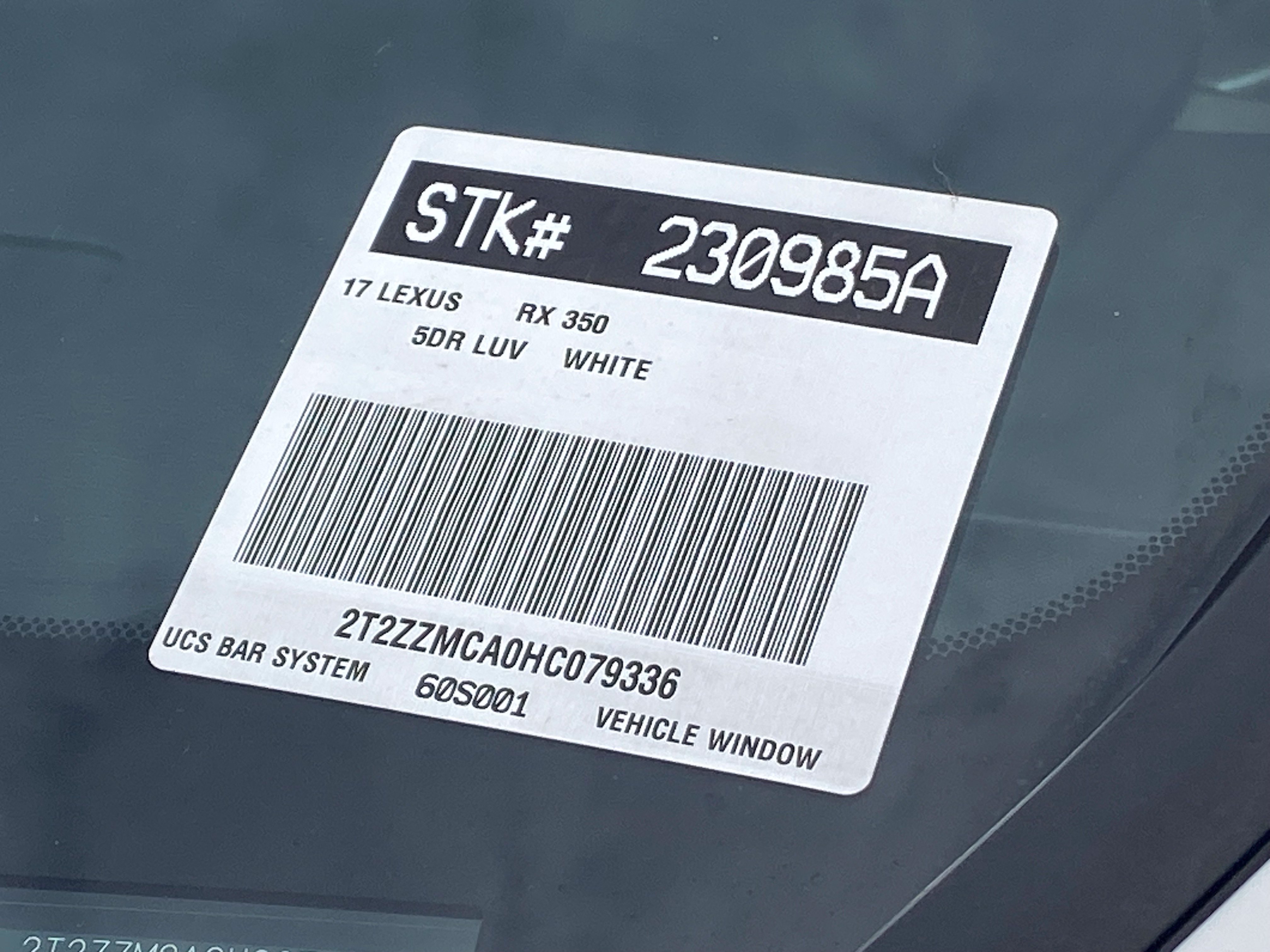 Used 2017 Lexus RX 350 FWD w/ Accessory Package image 32