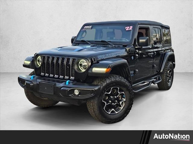 Used 2022 Jeep Wrangler Unlimited Rubicon 4xe AWD/4WD image 1