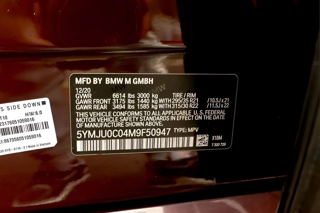 Used 2021 BMW X5 M AWD/4WD image 45